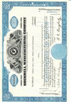Original Aktien Rockwell Manufacturing Co, 30.8.1966