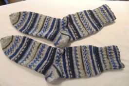 handgestrickte Socken Grösse 40/41