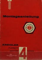 MONTAGEANLEITUNG | KREIDLER FLORETT MOTOR / 4-GANG | AB 1963