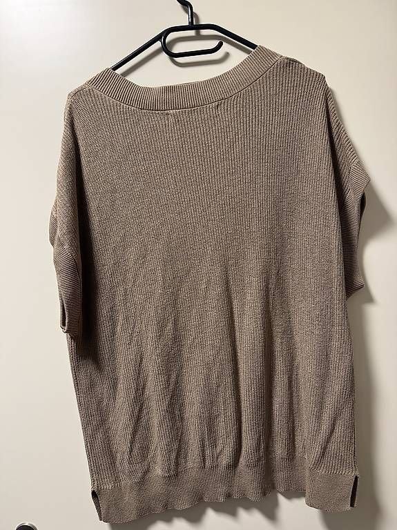 Vero Moda T-shirt: Vero Moda Damen Strickpullover Kurzarm Beige Gr. S Überga... – Usato da Zürich venduto da cha_7n8s 3