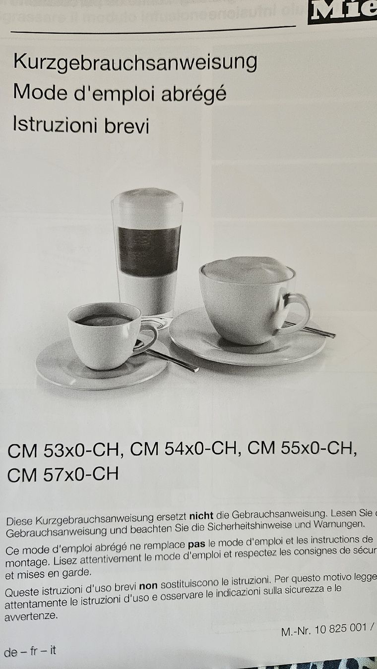 Miele Macchine per caffè & Macchine per espresso: Miele Kaffeevollautomat CM 5510  AluSilber – Usato da Sissach venduto da Pfepfi 2
