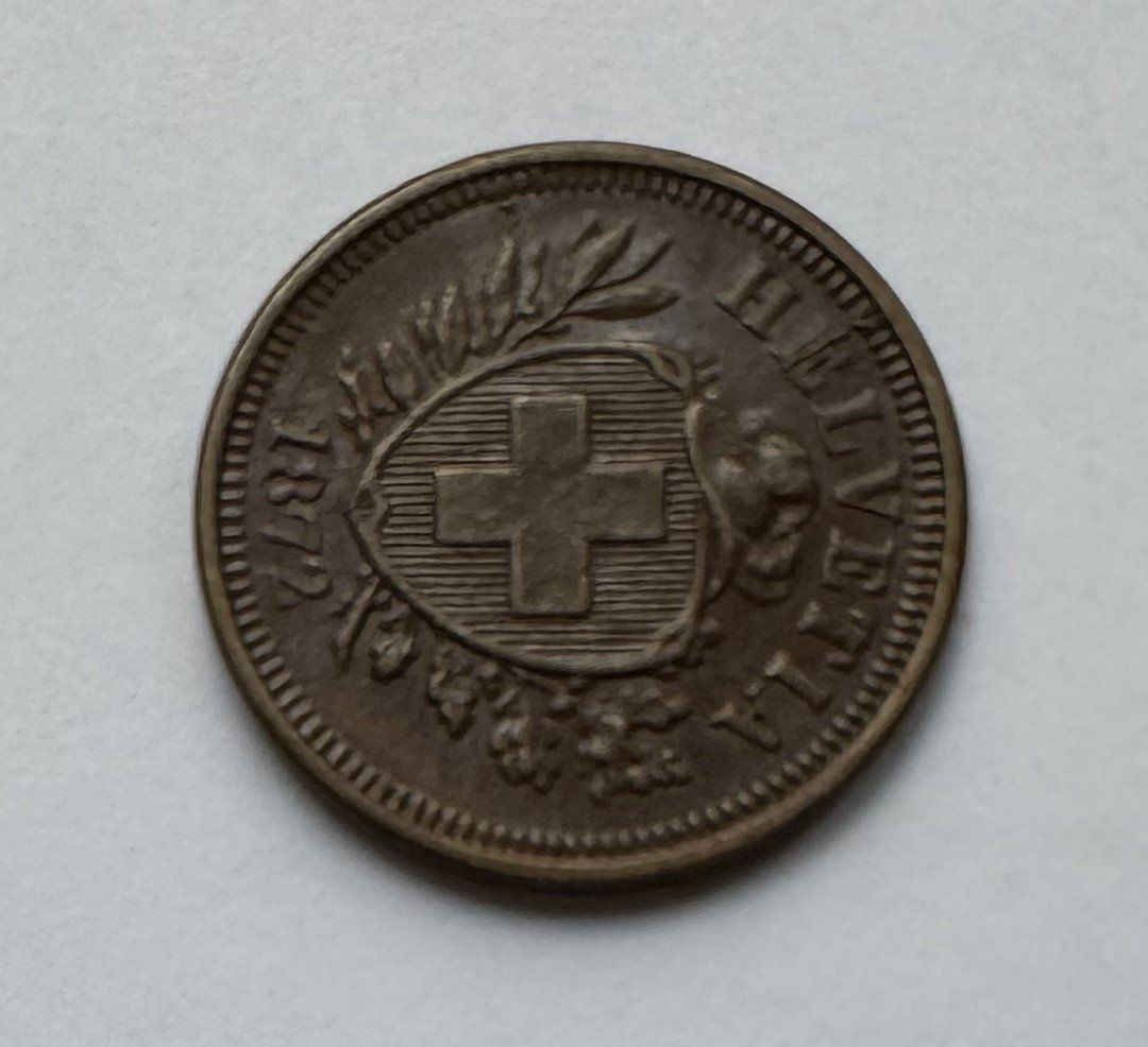 Toutes les monnaies: 1872 1 Rappen unz – Neuf (Voir description) à Kirchberg SG par Zenhad69 1