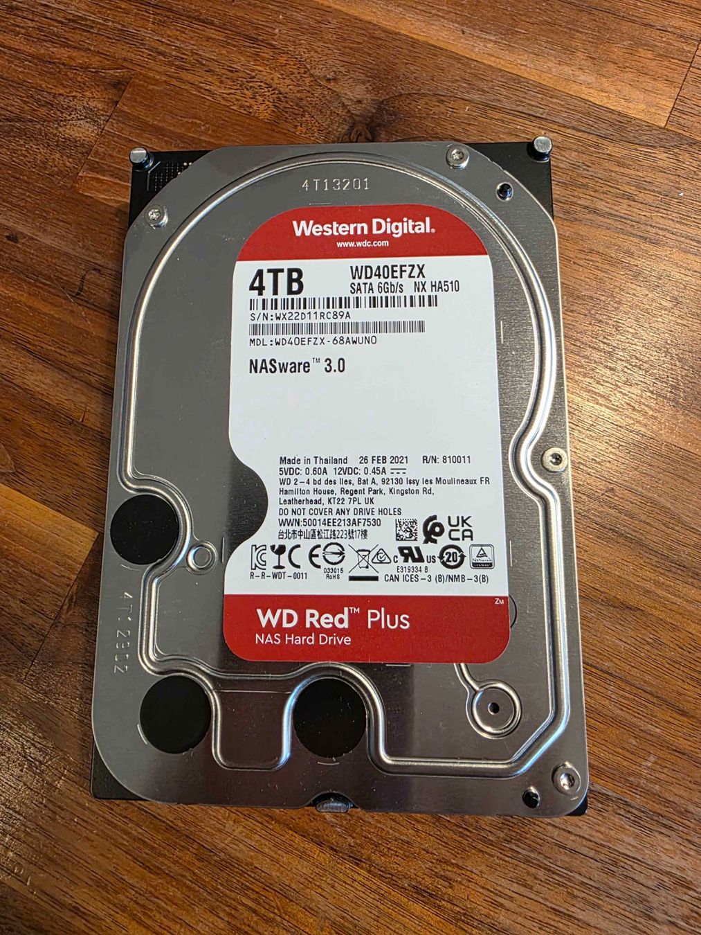 Western Digital Dischi rigidi: WD Red Plus 4TB NAS HDD 3.5" | Top SMART-Werte – Usato da Sennwald venduto da Cataclisma