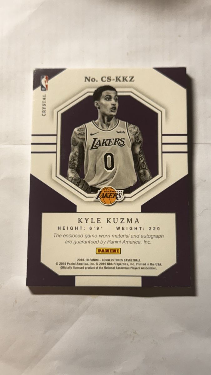 Panini Carte collezionabili: 2018 Panini Cornerstones Basketball Kyle Kuzma Patch /49 – Nuovo (secondo la descrizione) da Baar venduto da sp7ni 1