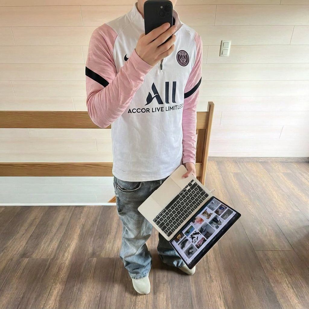 Nike Maglioni & Felpe: Nike Paris saint german Halfzipper White – Usato da Wald ZH venduto da Drue36sechs