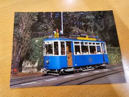 Postkarte VBZ Tram Triebwagen Be 2/2 1009
