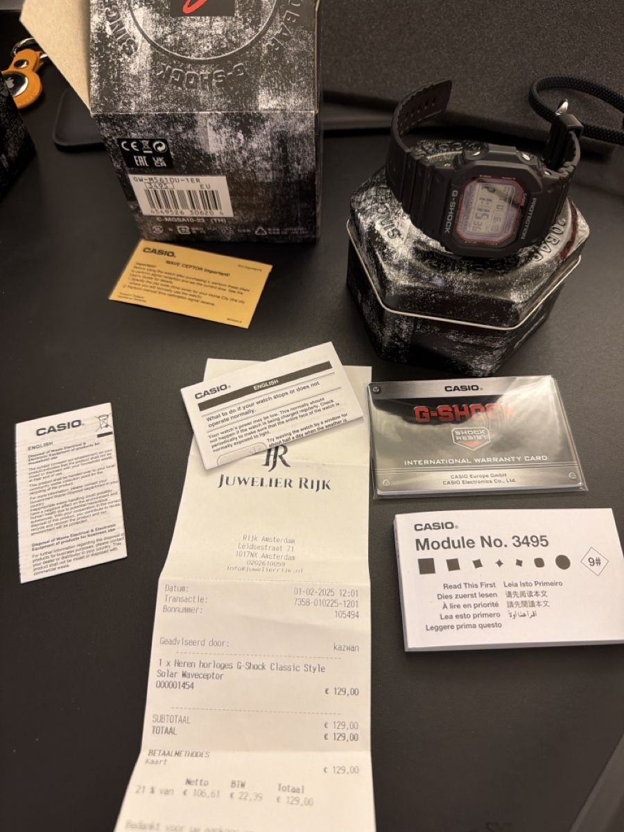 Casio Uhren: Casio G-Shock Watch GW-M5610U Solar Multiband 6 New – Gebraucht aus Buchrain von max_qfs5 1