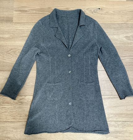 Cashmere Jacke grau