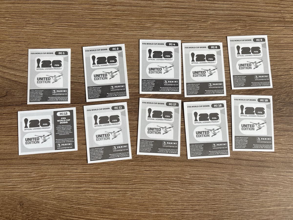 Panini Carte collezionabili: Panini WM 26 Iraq Sticker  – Nuovo (secondo la descrizione) da Menznau venduto da Hetfield85 1
