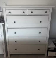 IKEA Hemnes Kommode weiss 6 Schubladen Masse 108x131x50 cm
