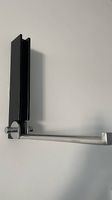 Garderobe-Wandhaken schwarz einklappbar