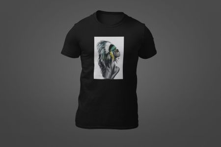 T-shirt Schwarz Gr. XXL