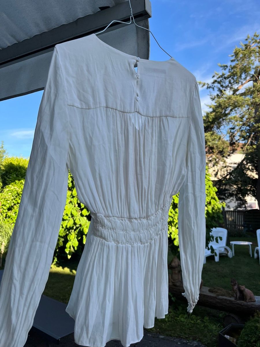 Zara Camicette: Damen Bluse Zara weiss Grösse M  – Usato da Lenzburg venduto da selabella 1