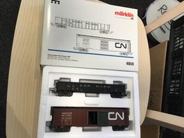 Märklin H0 4859 Güterwagen-Set Alaska/Canadian, metall