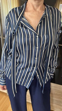 GANT Damen Seidenbluse / Chemisier en soie Femme Gr.M