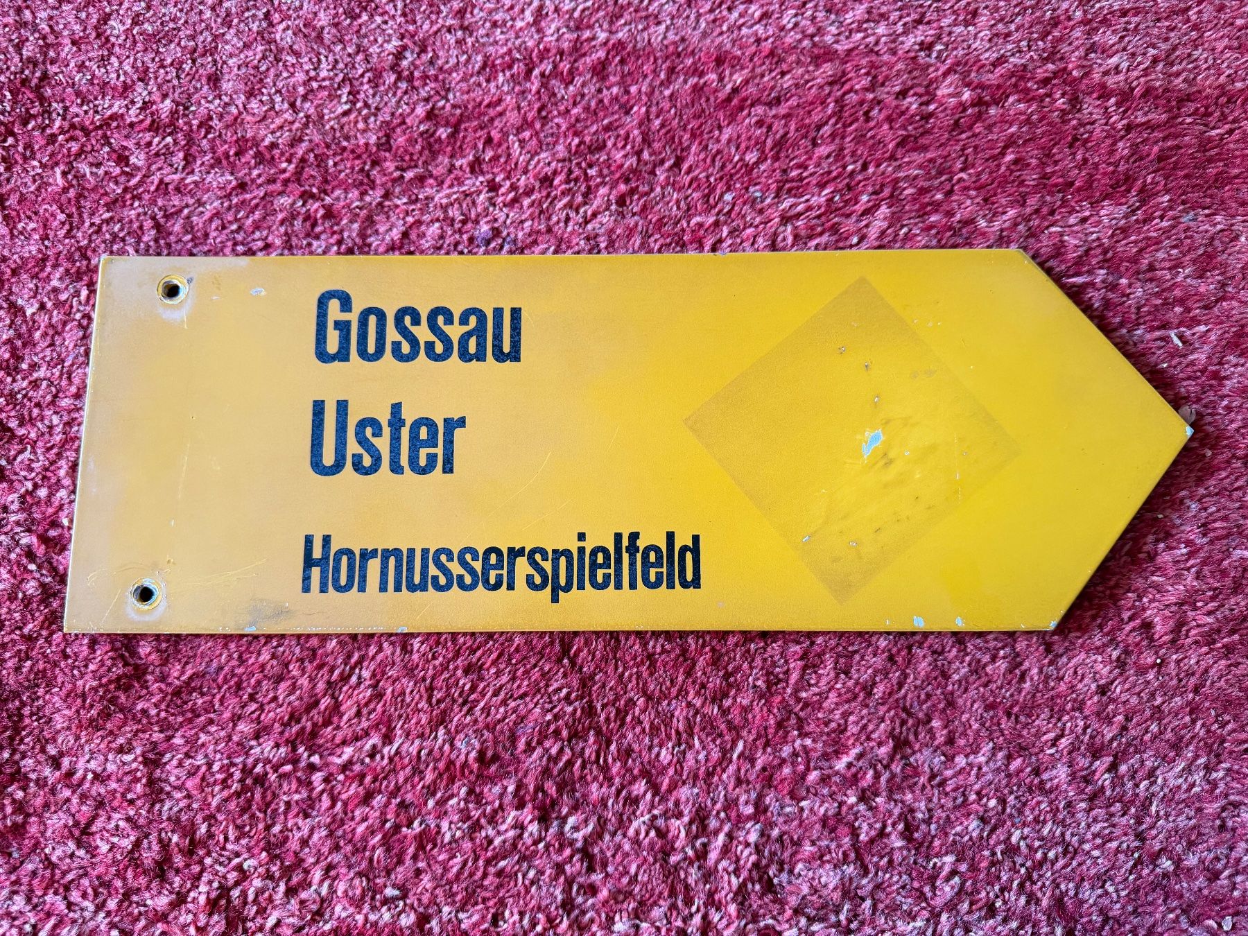Ecriteaux: Wegweiser Gossau Uster Hornusserfeld – D'occasion à Adetswil par Smita 1