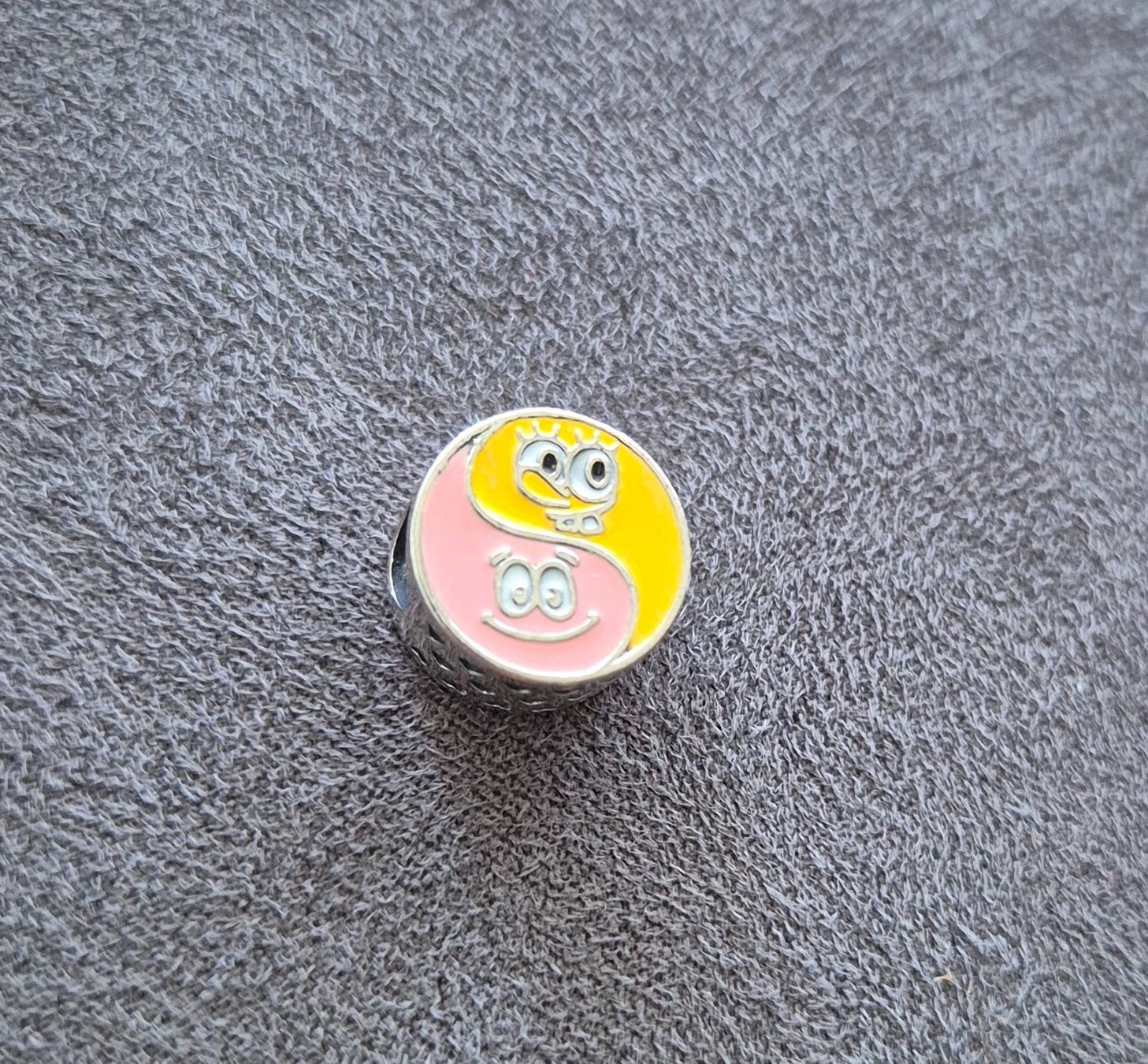 Anhänger: Silber Charm Spongebob +Garantie – Neu (gemäss Beschreibung) aus Rotkreuz von Carbone_Bijou-Shop