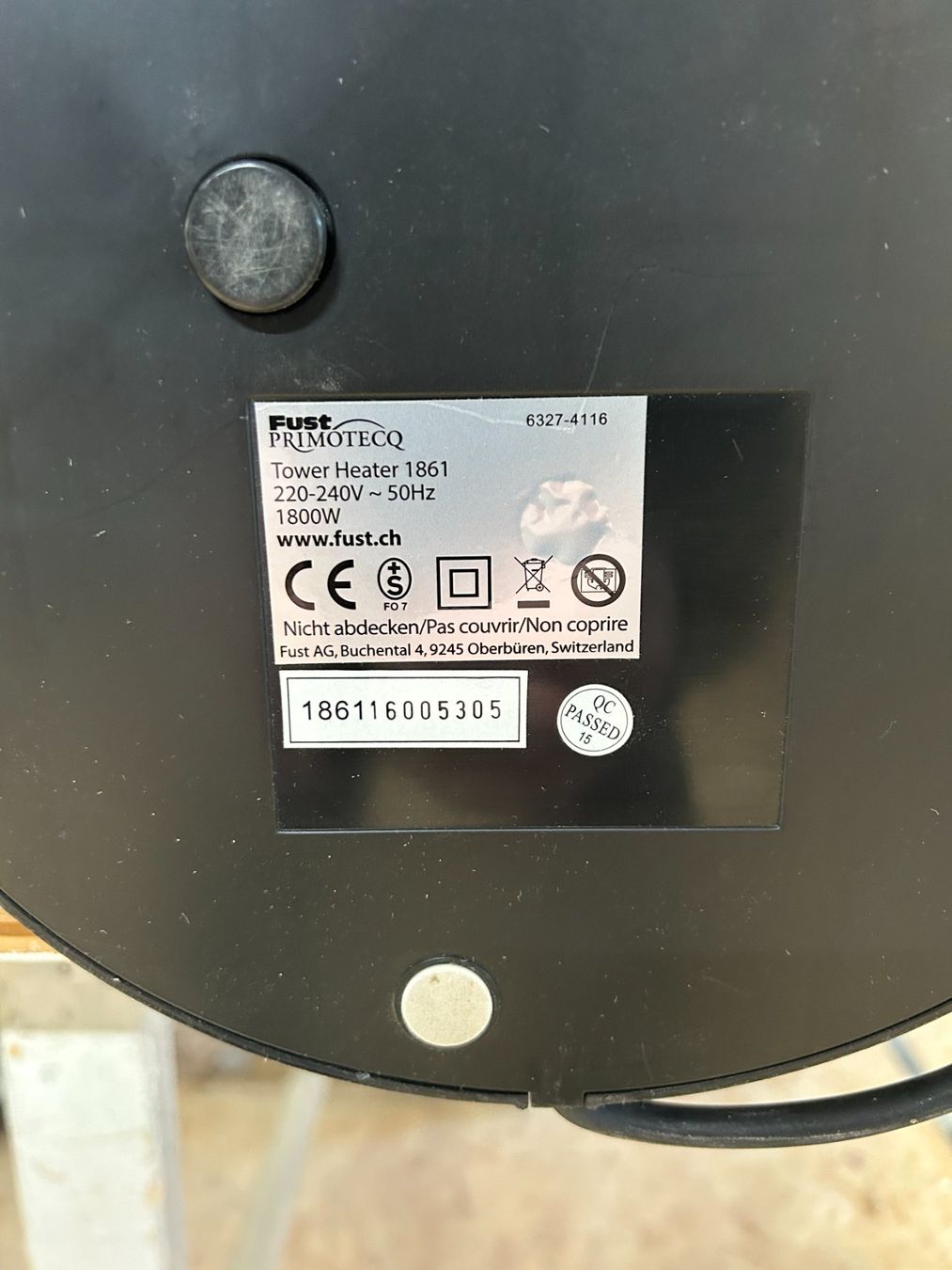 Primotecq Radiateurs: Heizlüfter – D'occasion à Oberuzwil par auto15 1