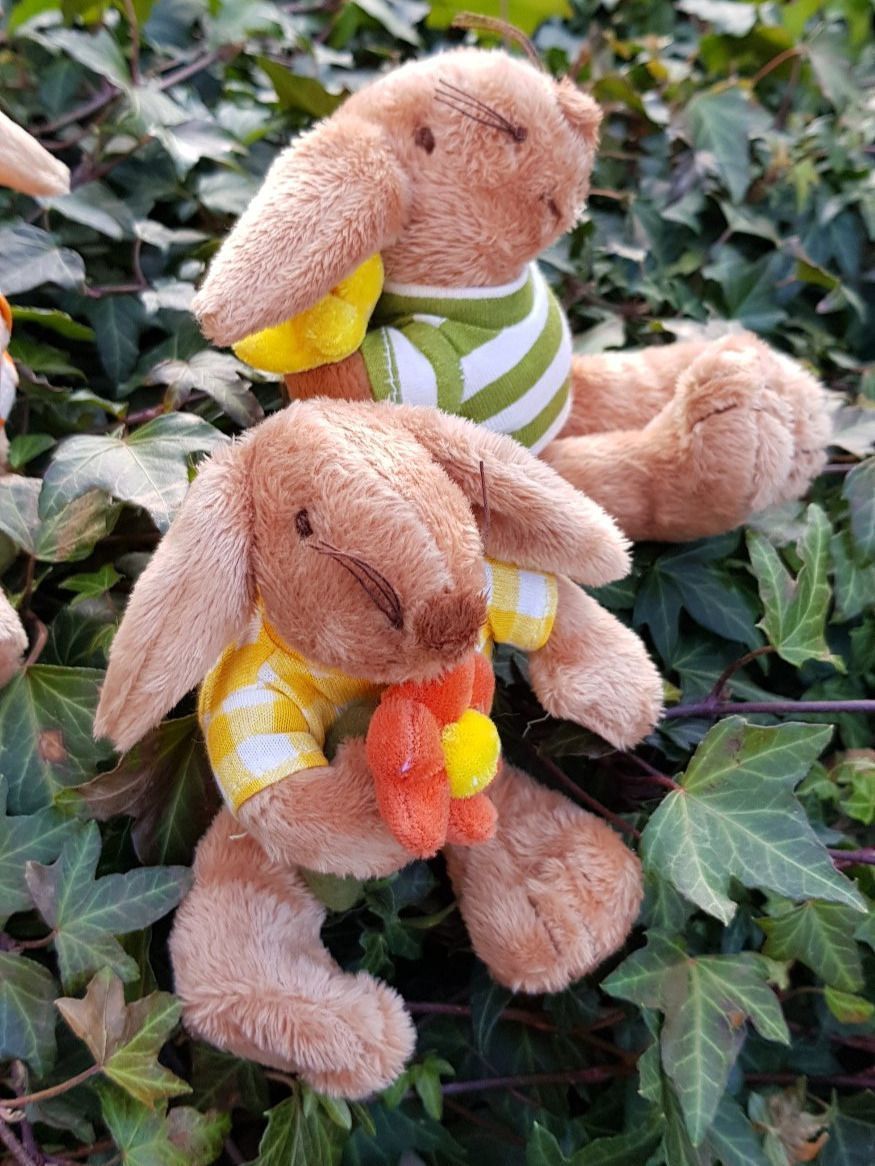 Tutte le decorazioni: FRÜHLINGS - DEKO - 3 Plüschhasen – Usato da Nottwil venduto da echtMOMO 5