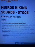 2 Tickets für Hiking Sounds am 27. Juni auf dem Stoos