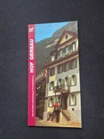 Faltprospekt Hotel Hof Gersau mit Ansicht Lake Lucerne