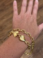 Original-Berner-Barettlikette in 750-er Gelbgold
