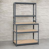 Schwerlastregal 180x100x60 Lagerregal Steckregal Werkbank
