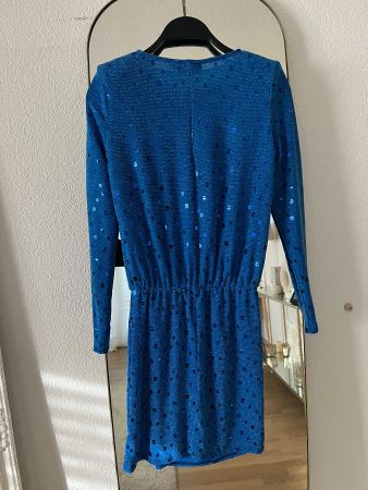 Kleid Minikleid mit Pailletten Partykleid, Gr.34, NEU