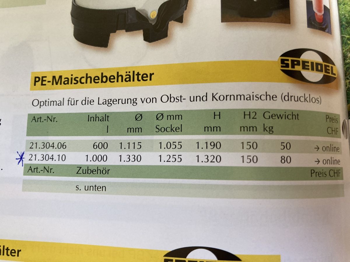 Contenitori & Simili: PE Maischenbehälter – Usato da Ligerz venduto da chasselas10 3