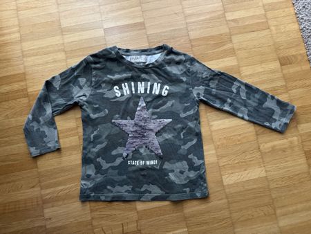 Zara Kids Shirt, Gr. 110, Langarm, Camouflage Muster!