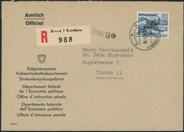 1950 - Bundesverwaltung BVW - Brief - EF