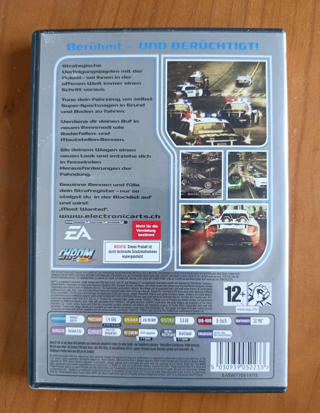 Microsoft Spiele: PC Spiel Need for Speed Most Wanted Classics Version – Gebraucht aus Wil SG von Donaldus 2