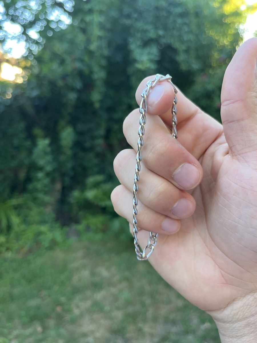 Armbänder & -reifen: Armband Figaro aus Edelstahl Silberfarben Modeschmuck – Neu (gemäss Beschreibung) aus Tägerwilen von Alexander716 1