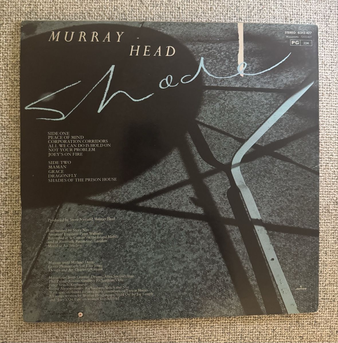 Schallplatten: Murray Head - Shade - LP - 1982 – Gebraucht aus Rorbas von BlackstarRecords 1