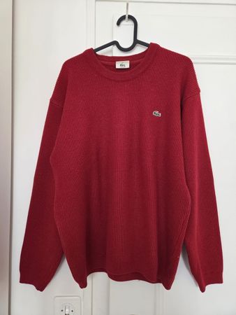 Pull Lacoste rouge 