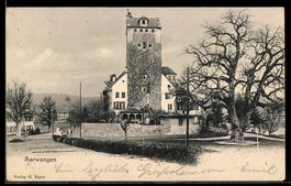AK Aarwangen, Straßenpartie am Turm