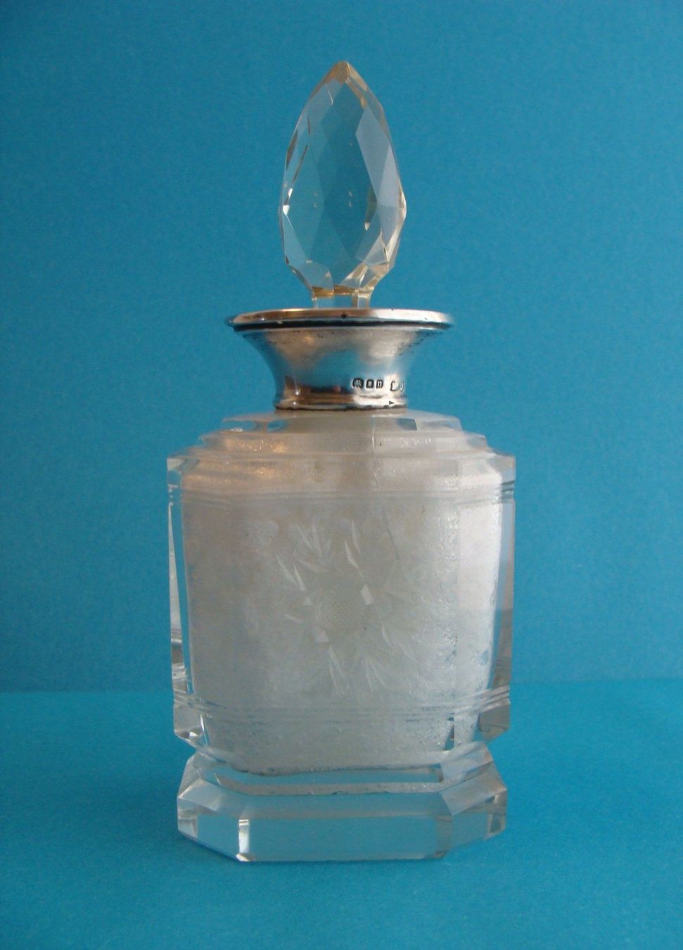 Flaconi: GLAS FLASCHE SILBER ENGLAND 1908 – Usato da Bern venduto da zilicchio