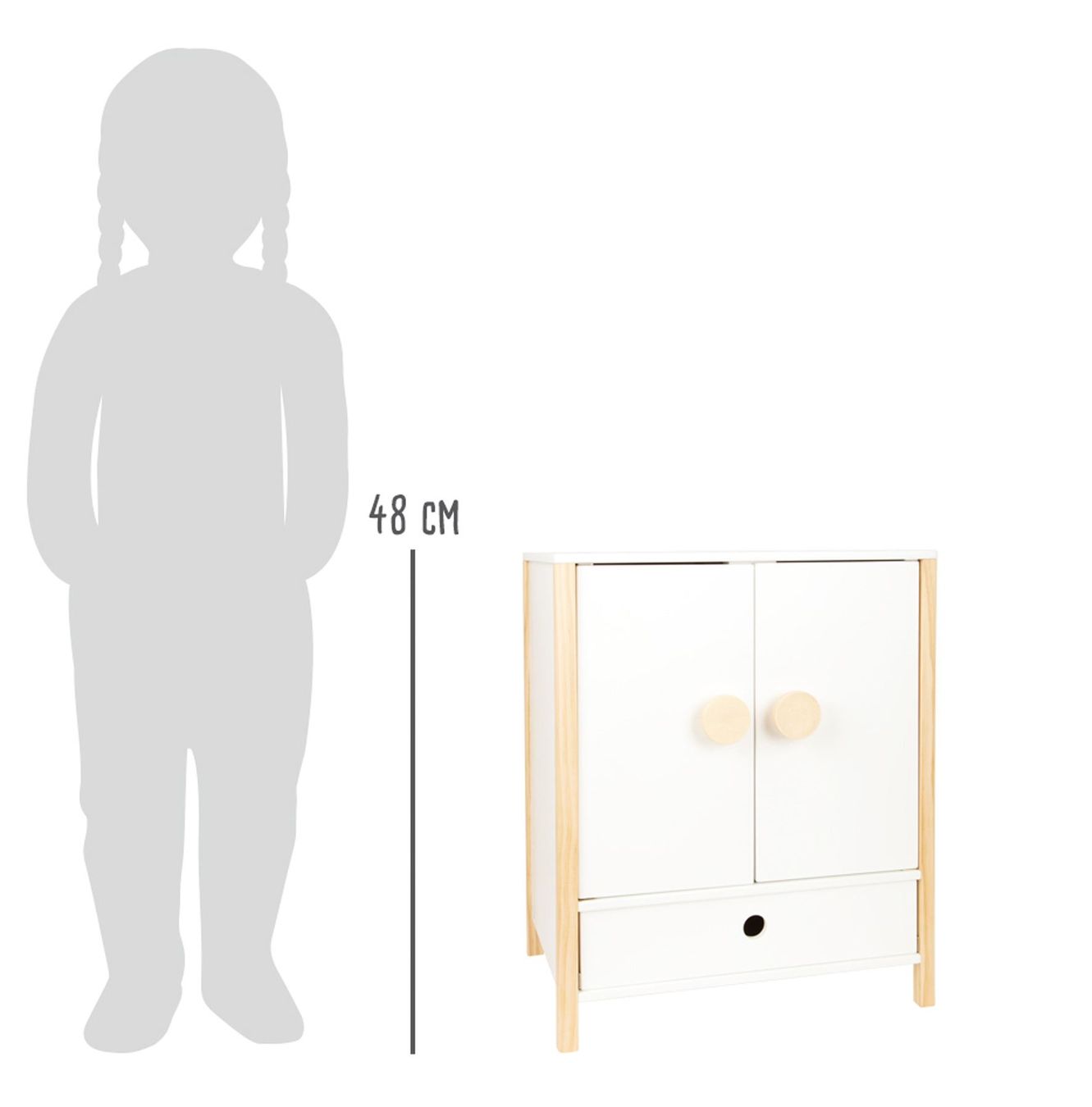 Armadi: Puppenschrank "Little Button" – Nuovo e nell'imballaggio originale da Wettingen venduto da Swala 5