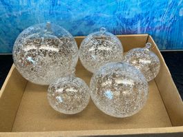 Glaskugeln Glas Glasi Hergiswil Christbaumkugeln Eiskugeln