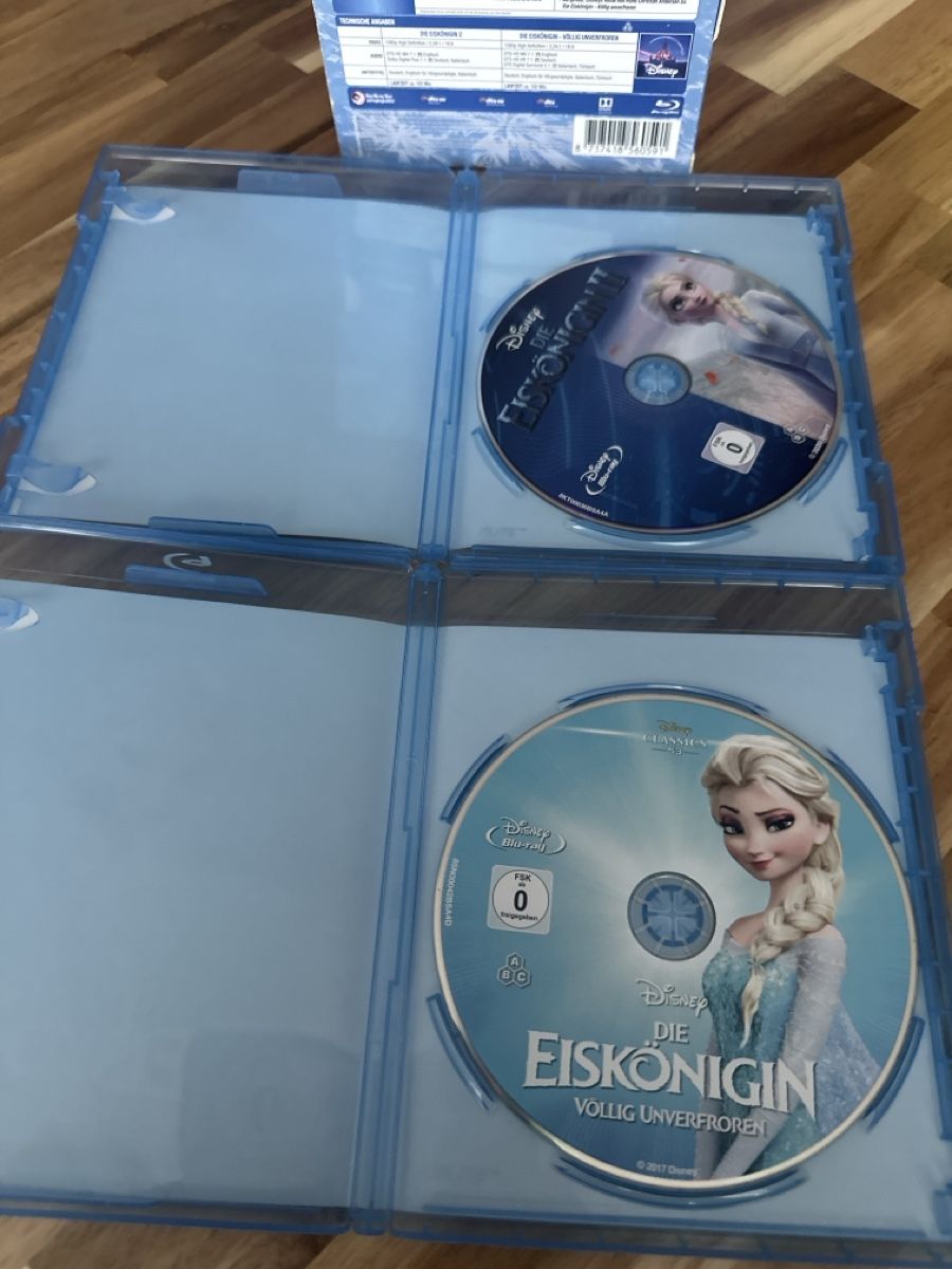 Tous les DVDs: Blu-ray Die Eiskönigin 1+2 neuwertig – D'occasion à Gränichen par krz_lth9 4