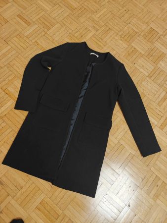 Damen Mantel schwarz ohne Verschluss Grösse S gebraucht