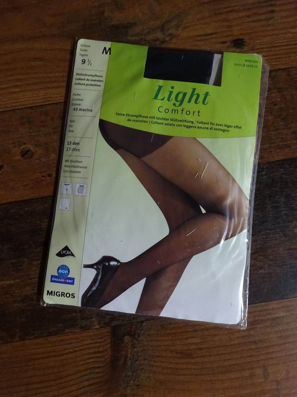 Migros Calze & Collant: Strumpfhose-Comfort/Light – Nuovo e nell'imballaggio originale da Rothrist venduto da Mistery1