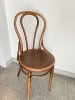 Wooden chair curved wood vintage used condition