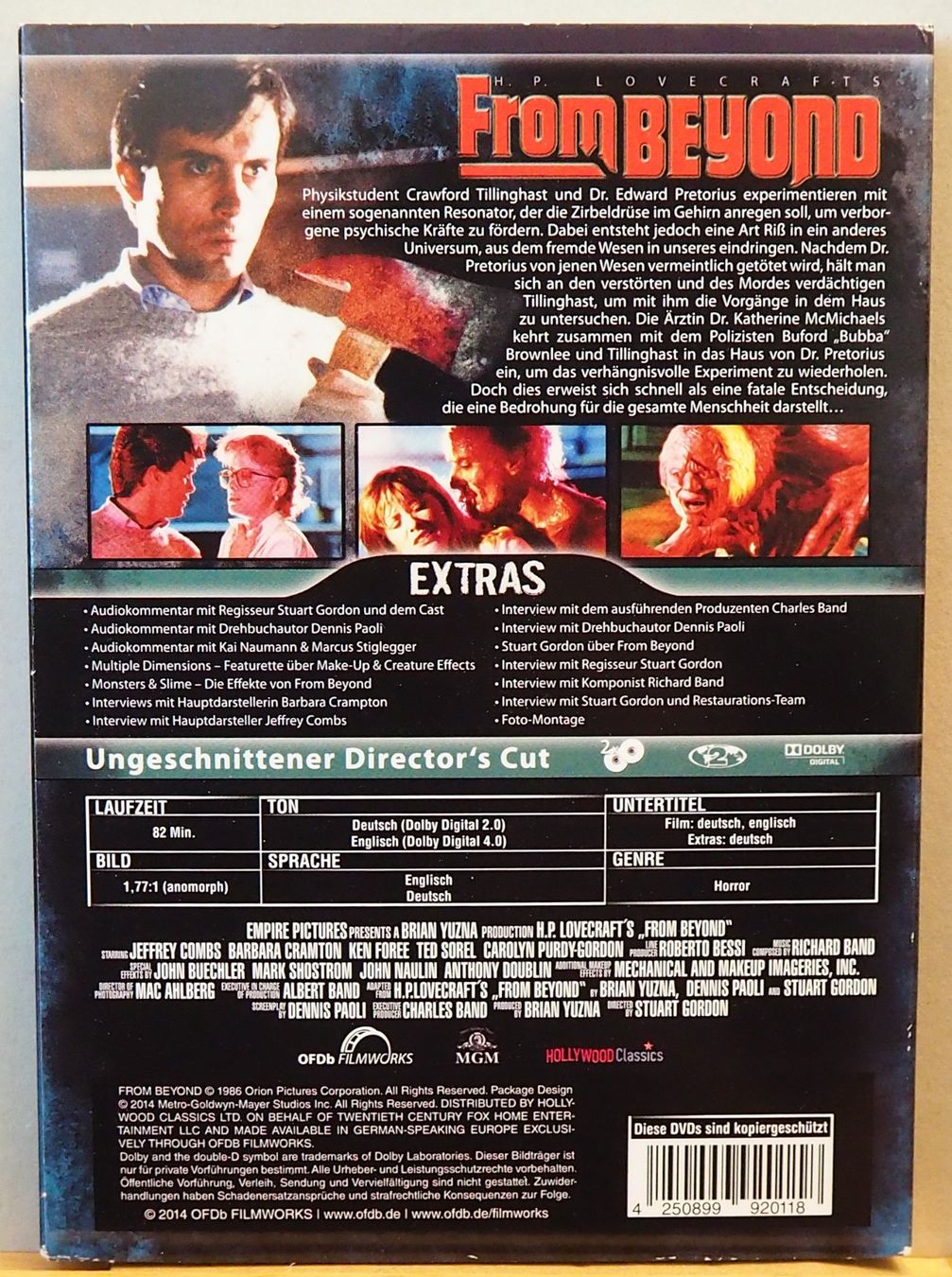 Tutti i DVDs: From Beyond - Director's Cut – Usato da Chur venduto da big_5zx8 1