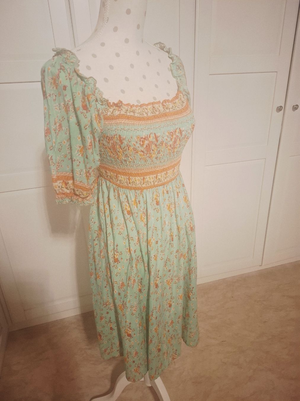 Vestiti: Sommerliches Midikleid mit Blumenmuster, Grösse M – Usato da Urtenen-Schönbühl venduto da wirbelwind010 2