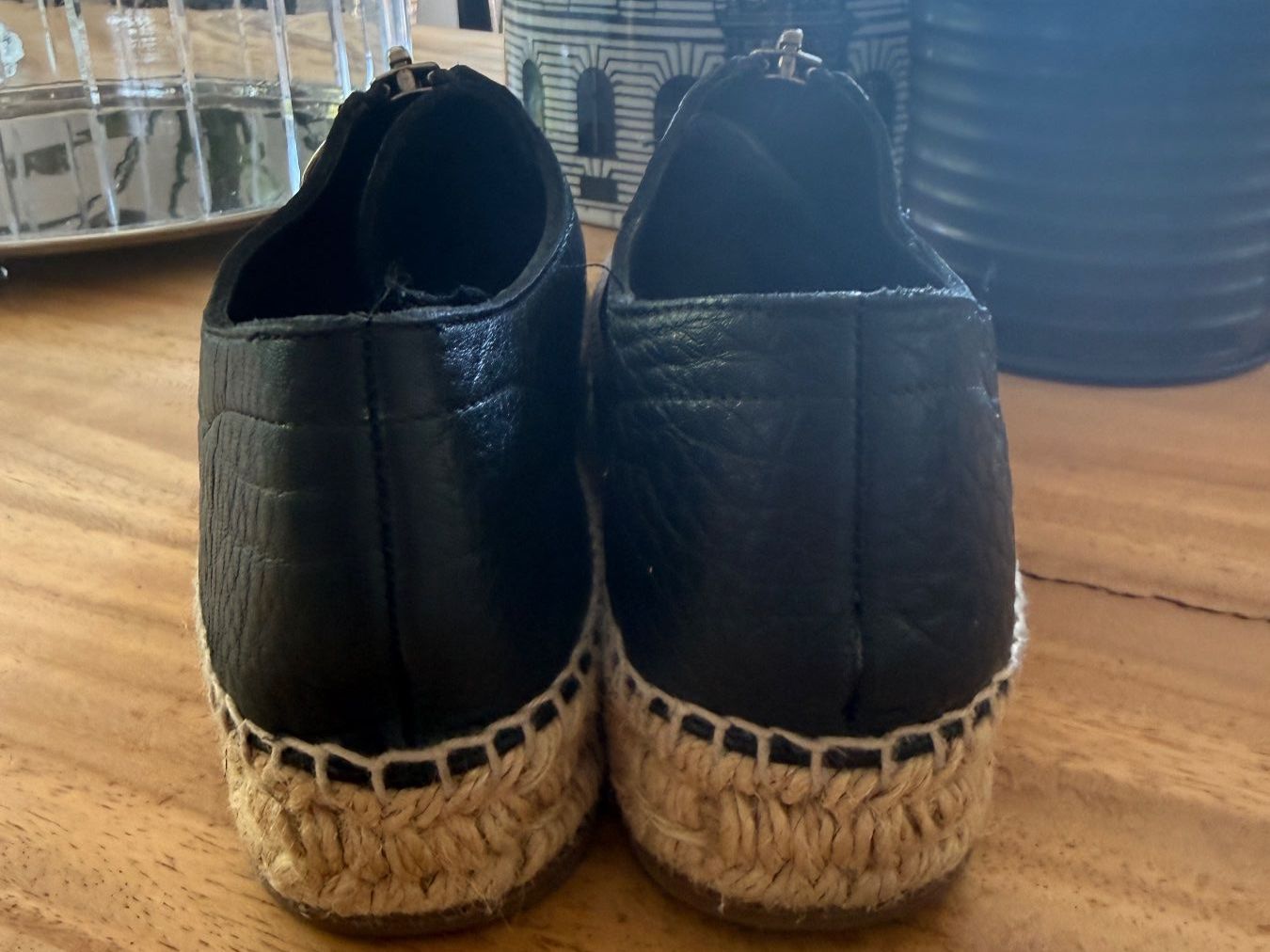 Scarpe da donna: VERO CUOIO ESPADRILLES, GROSSE 37 – Usato da Männedorf venduto da man_ccm6 2