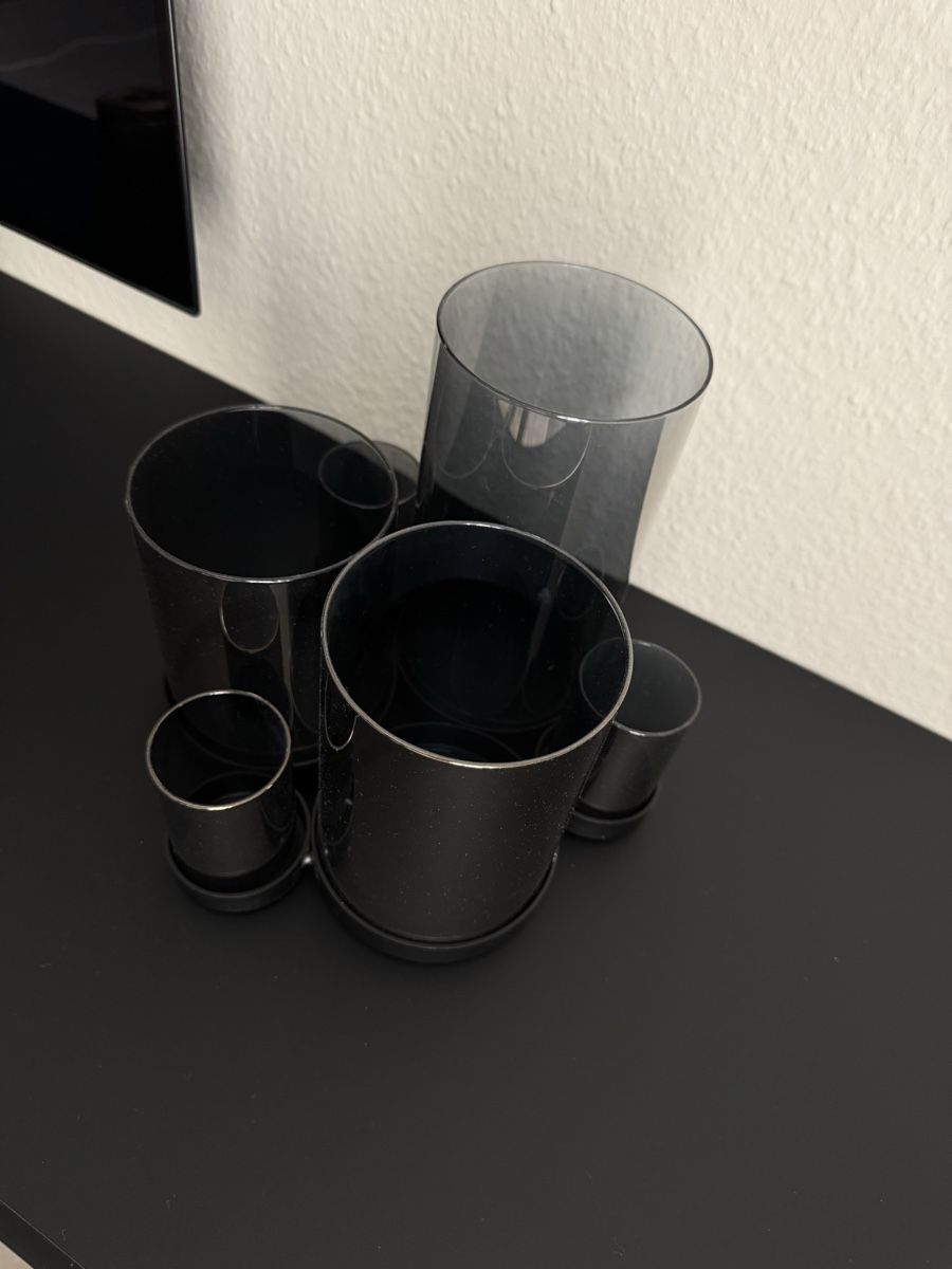 Tutte le decorazioni: Windlichter-Set, 5-teilig, Rauchglas, neuwertig! – Nuovo (secondo la descrizione) da Binningen venduto da happy_xx 1