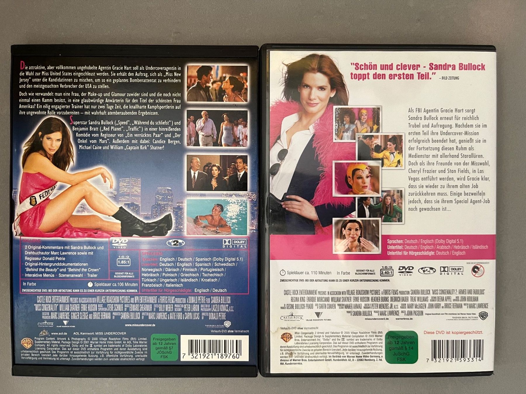 Tutti i DVDs: Miss Undercover 1 & 2 DVD 📀 – Nuovo (secondo la descrizione) da Sierre venduto da black.box 1