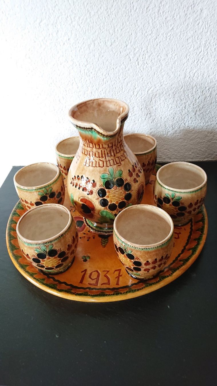 Caraffe: Krug mit Becher und Tablet – Usato da Ueberstorf venduto da JJ_Longo