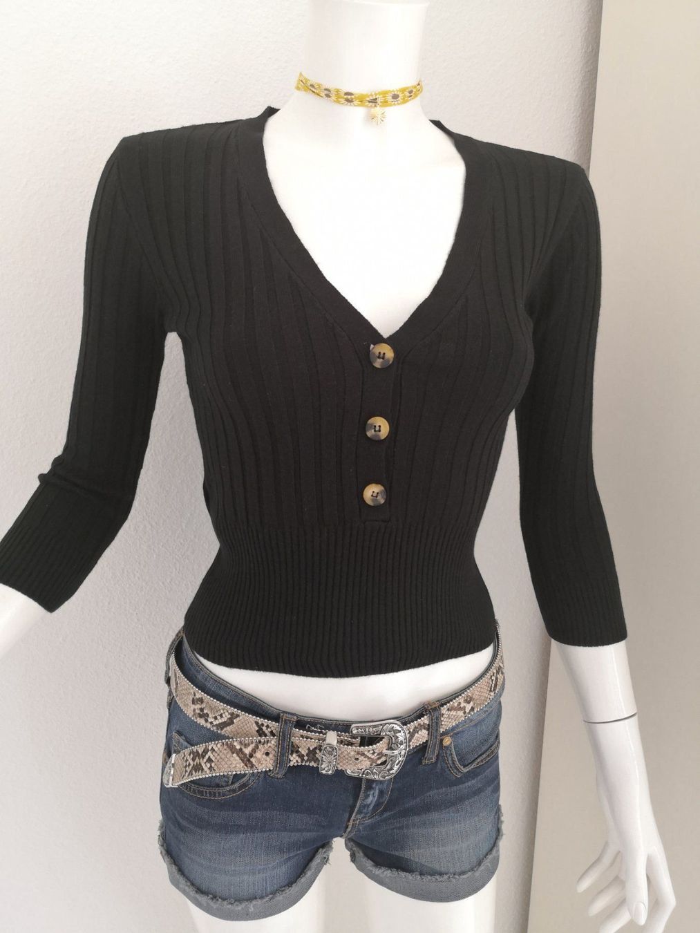 Mango Maglioni & Felpe: 🤩MANGO STRICK PULLOVER SCHWARZ & KNÖPFE NEU & D&G P. – Nuovo (secondo la descrizione) da Olten venduto da Naja-Twins-Twins 6